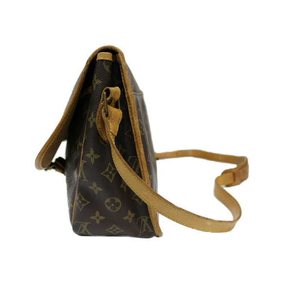 Louis Vuitton Gibeciere Bag GM Shoulder Brown Monogram - Picture 1 of 16